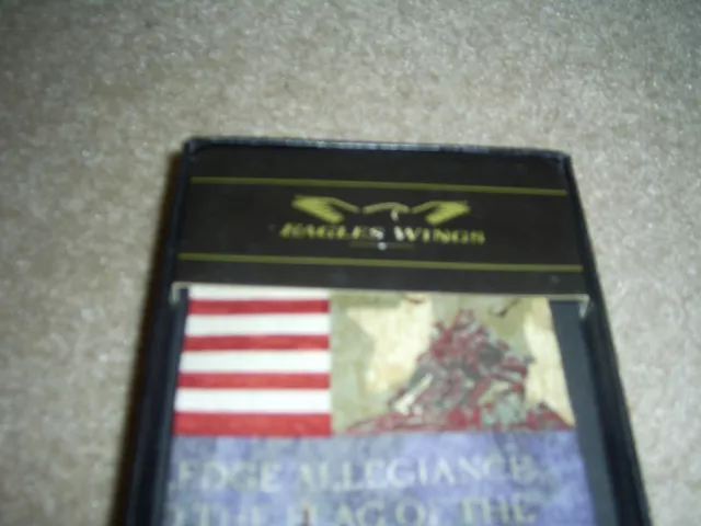 EAGLES WINGS Men's Silk Tie Patriot Theme Pledge Liberty Honor American Flag NEW 2