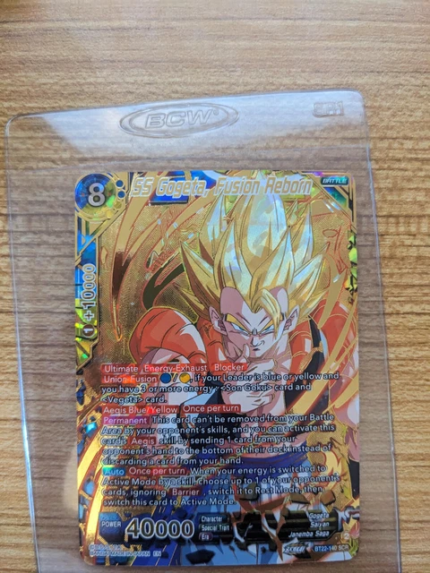 SS GOGETA FUSION Reborn BT22-140 GDR God Rare Dragon Ball Super