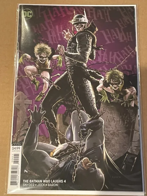 Batman Who Laughs #4 (DC 2018) Kaare Andrews Variant Cover B