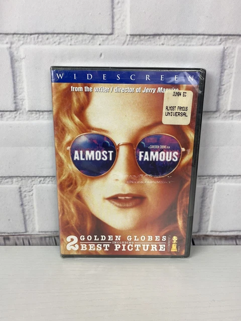 Almost Famous (DVD Widescreen 2001) New Sealed Kate Hudson, Frances McDormand