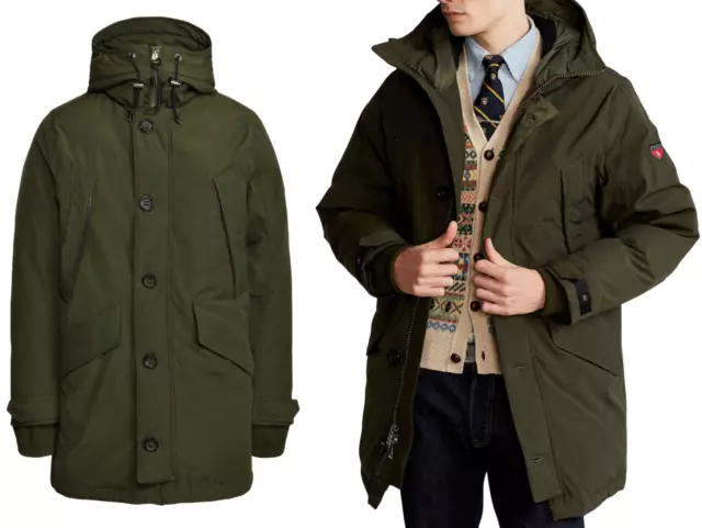 Polo Ralph Lauren Water-Repellent Parka W. 650g Down-Jacket Chaqueta Abrigo XL