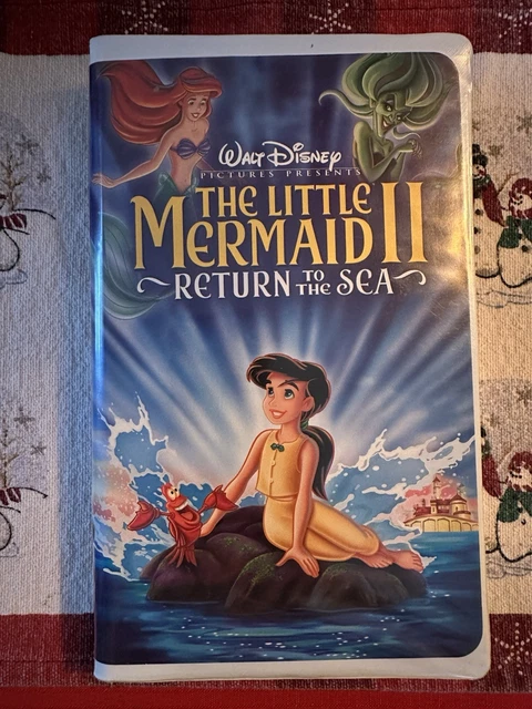 THE LITTLE MERMAID II: Return to the Sea VHS Disney Movie Clamshell ...
