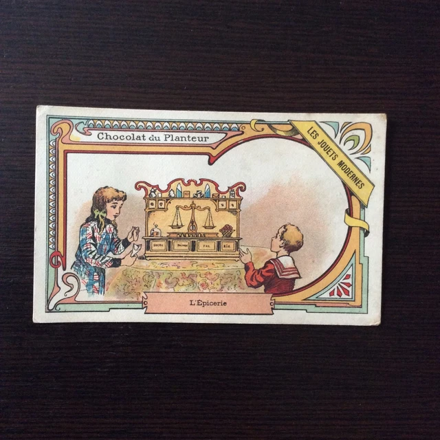 Guérin-Boutron - Lot de 2 chromos anciens Chocolat Guérin-Boutron