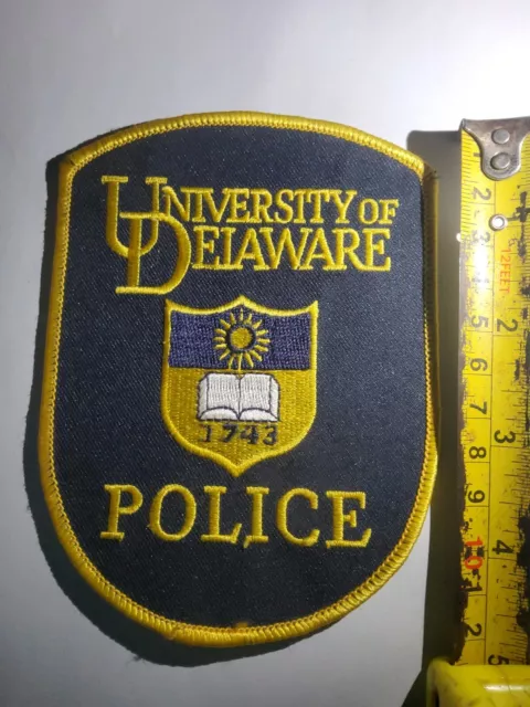 University of Delaware Police Patch  -  FREE US SHIPPING !!! 5 inchs