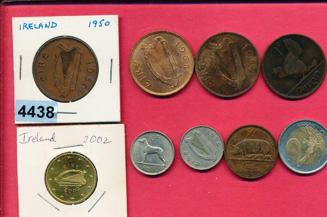 Ireland -Lot Mixed ! 9 Coins - #4438