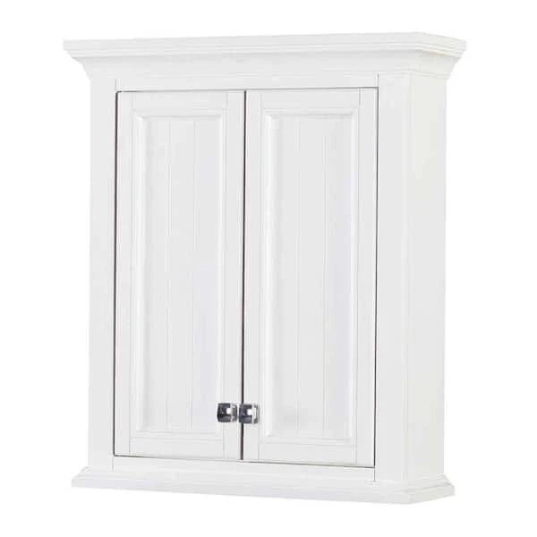 Brantley Foremost 24 in. W x 28 in. Gabinete de pared H blanco de montaje en superficie