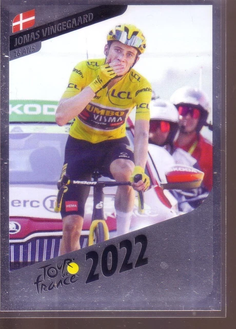 Autocollant Panini Tour De France 2025 – Jonas Vingegaard (Team Visma) – N°268 – Neuf