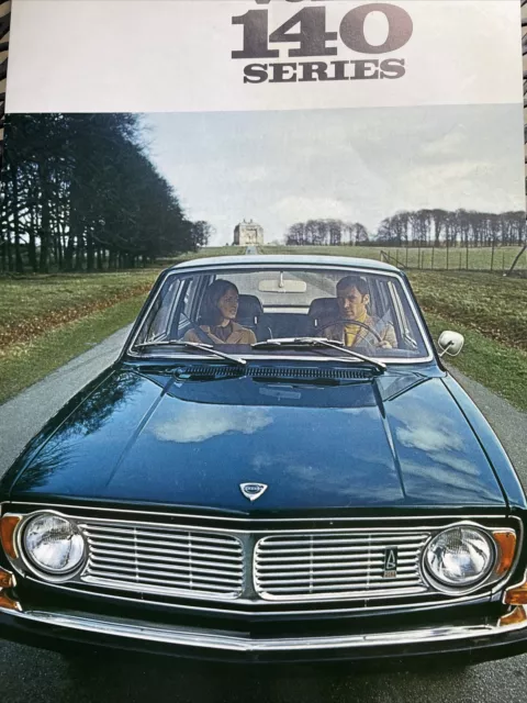 1970 Volvo 142 144 145 sales  Booklet 14 pages 8.5" X 11"
