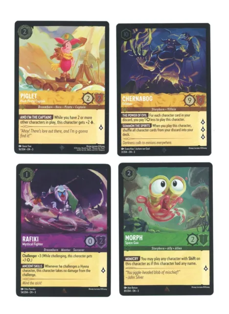 Disney LORCANA Into the Inklands FOIL (BUY 3 GET 1) You Pick -Complete Your Set