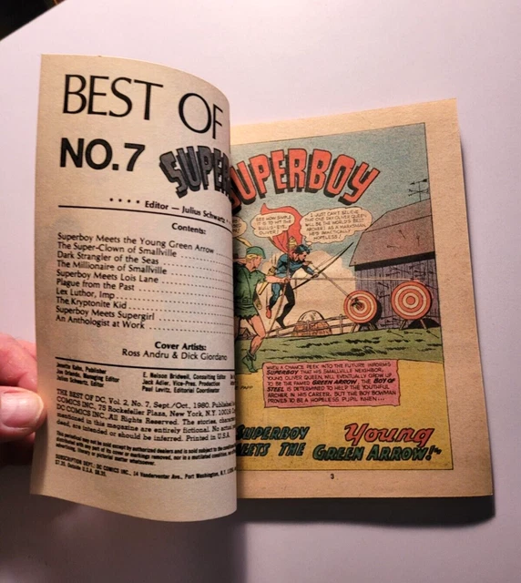 BEST OF DC - Blue Ribbon Digest Issues 7 to 12  [DC  1980 + 1981]   Nice Books 4