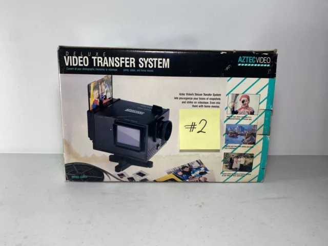 Aztec Deluxe Video Transfer System- Film, Slides, Photo Transfer Box Model AZVC5