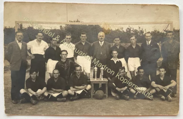 orig. Foto AK Fussball Mannschaft um 1925 Sport Fußball