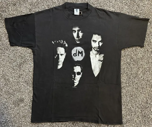 Vintage 1993 DEPECHE MODE T-Shirt Concert Tour Rock XL Single Stitch USA GEM