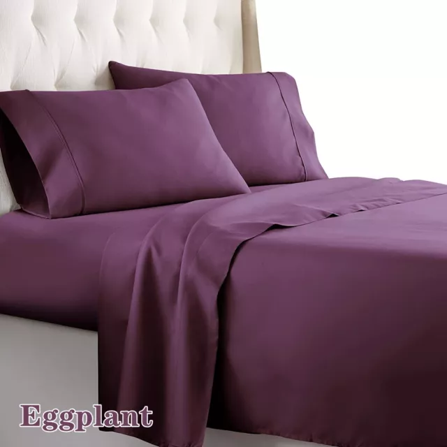 2000TC Super Soft Egyptian Cotton Sheet Set All Size Single/Double/Queen/King AU