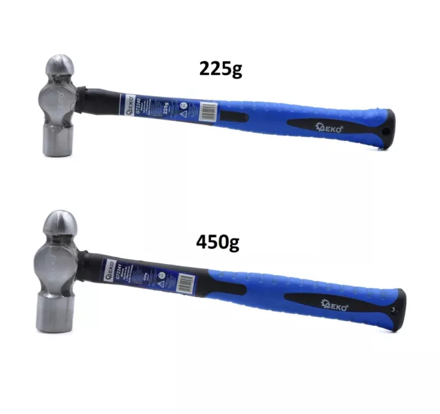 Blechhammer Ausbeulhammer Kugelhammer Hammer mit Glasfaserstiel 225g / 450g