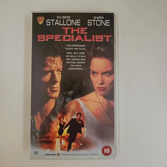 The Specialist – VHS Mit Sylvester Stallone, James Woods, Sharon Stone (105 Min.)