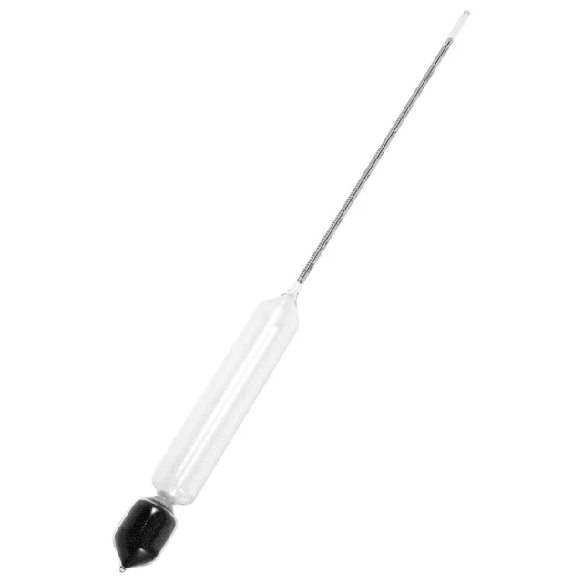 10-Pack Glass Hydrometers For Brewing, Wine, Mead, & Maple Syrup - Sugar & Alcohol Testing