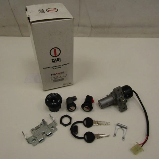 Kit Serrure Tableau De Bord + Clé Pour Yamaha BW'S Next - Réf. 208222 - Neuf