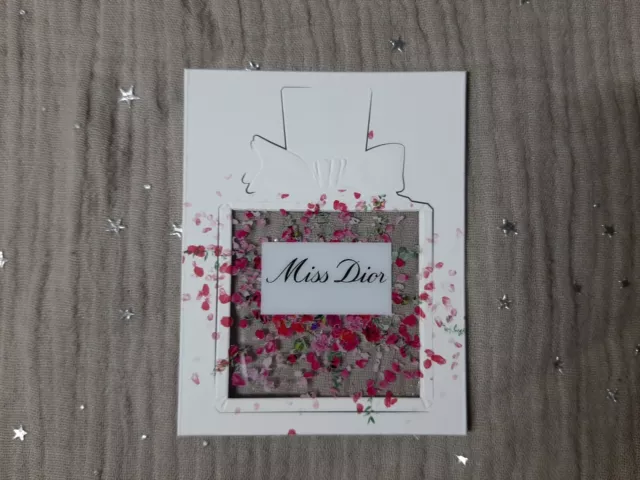 Carte Parfumée - Perfume Card . Dior - Miss Dior