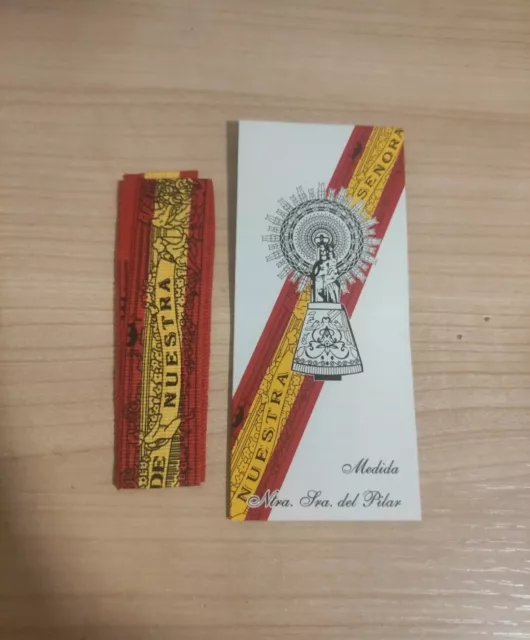 Cinta Medida Virgen Del Pilar  Bandera De España  Zaragoza