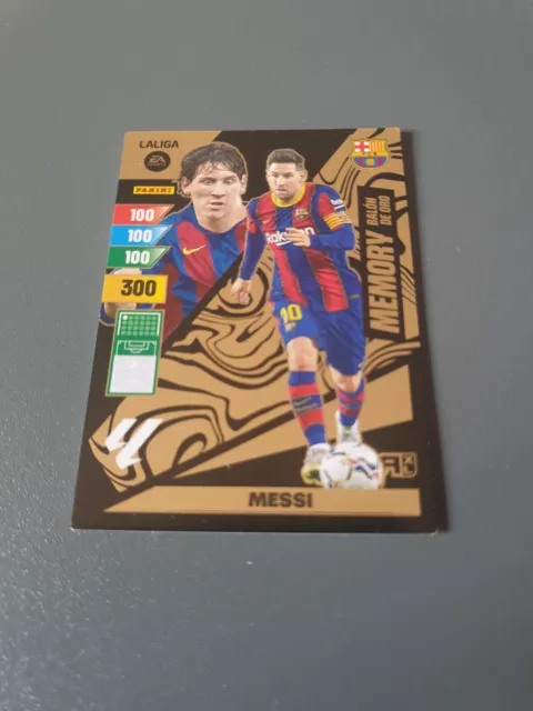 Lionel Messi Memory Balón De Oro Adrenalyn Xl La Liga 2023 2024 Barcelona Fc