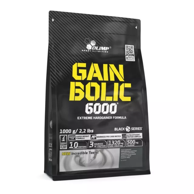 Olimp Gain Bolic 6000 - 1KG Beutel - Weight Gainer Masseaufbau