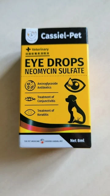 1X CAT DOGS Eye Drops Infection Treatment Treating Irritation