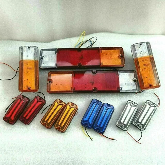 Feux Arrière LED Rouge Et Bleu Pour Suzuki Samurai/Sierra SJ413/410 - Kit Neuf D'Inde