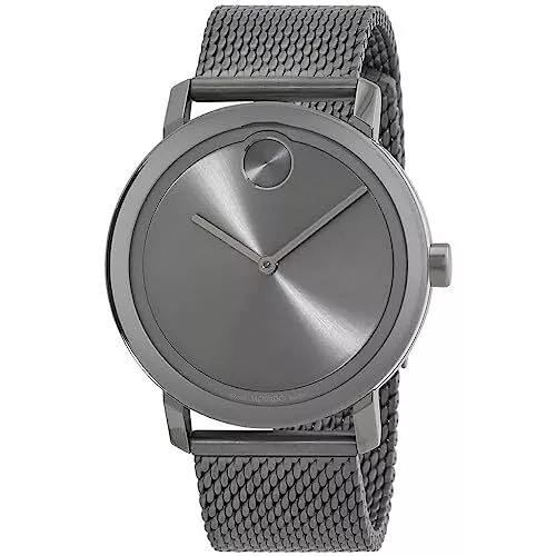 Movado Bold Evolution Quarzo Quadrante Grigio Orologio da Uomo 3600902