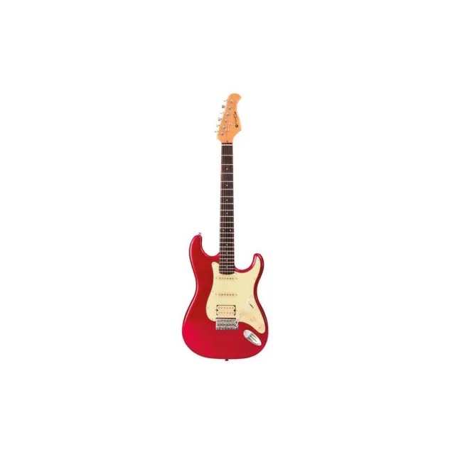 Prodipe ST83 RA CAR - Guitare électrique série ST83 - Candy Red