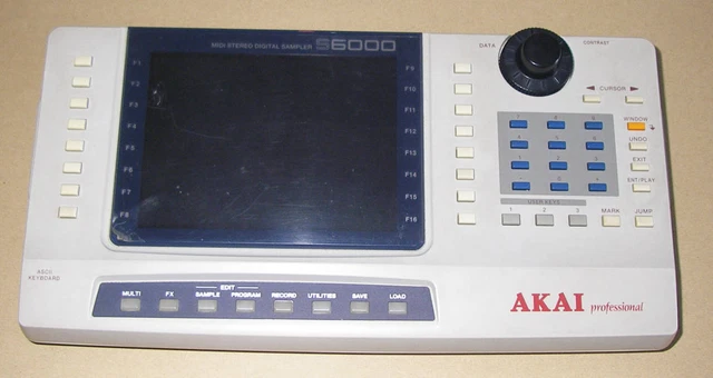 AKAI Professional S6000 MIDI Digital Synthesizer/Sampler Control Panel only F/S