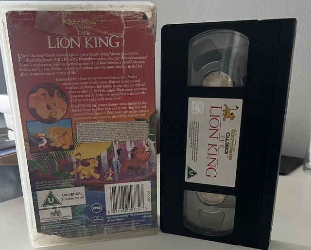 WALT DISNEY CLASSICS The Lion King VHS Video Tape £0.99 - PicClick UK