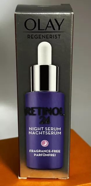 OLAY Regenerist Retinol 24 Night Serum Fragrance Free (Women) 40 ml Brand New