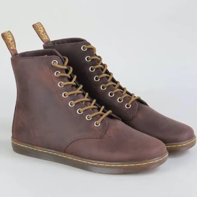DOC MARTENS TOBIAS Men s Leather Casual Boots Size 10 Brown