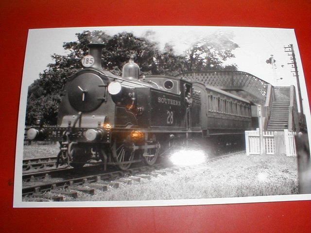 LOCO PHOTO LSWR SR BR 0-4-4T CLASS M7 No 28 £1.50 - PicClick UK