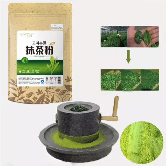 Grüner Tee 100g Matcha Pulver Bio Zertifizierte Qualität NaturalFood 2