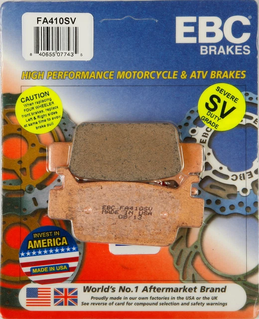 Ebc Brake Pads Part# Fa410Sv New