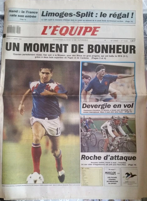 L'Equipe Journal 10/08/1983 - Athlétisme - championnats du monde MOSES