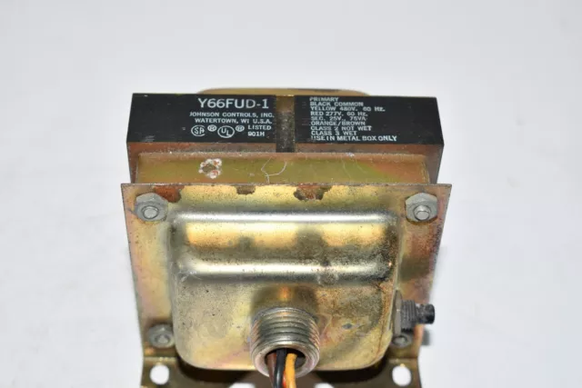 Johnson Controls Y66FUD-1 CURRENT TRANSFORMER 75 VA 277/480V PRIMARY 25V SECONDA