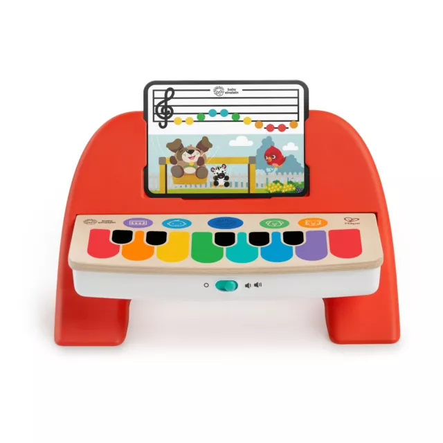 Baby Einstein Cal’s First Melodies Magic Touch Wooden Piano Musical Infant Toy,