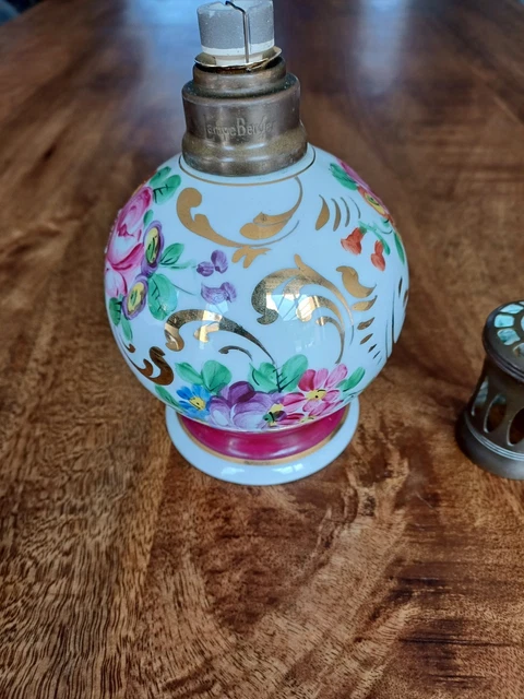 Lampe Berger En Porcelaine Motif Couleuvre - Modèle Empire (occasion)