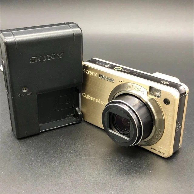 SONY CYBER SHOT DSC-W170 Gold 10.1MP Compact Digital Camera