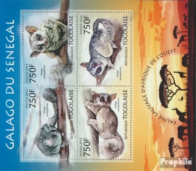 Briefmarken Togo  Mi 4886-4889 Kleinbogen postfrisch Natur
