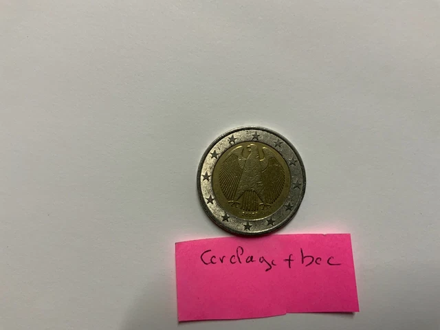 PIECES 2 EURO allemagne J 2002 fauté rare EUR 800,00 - PicClick FR