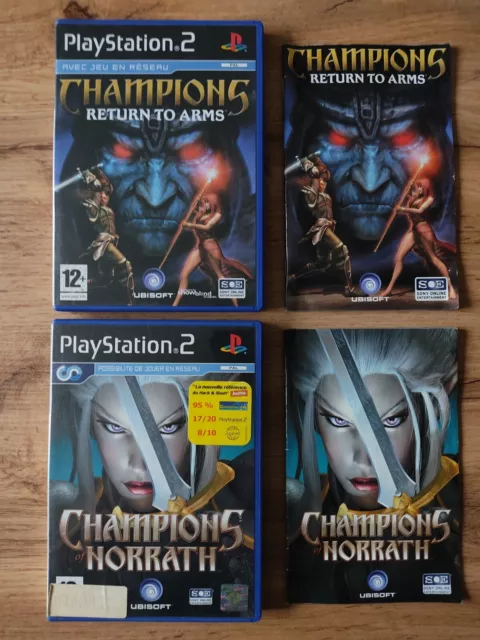 Lot 2 boites vides avec notices / Champions Of Norrath / Ps2 / Playstation 2