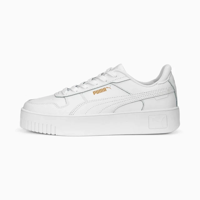 Scarpe Puma Carina street donna ragazza platform zeppa bianco white sneaker