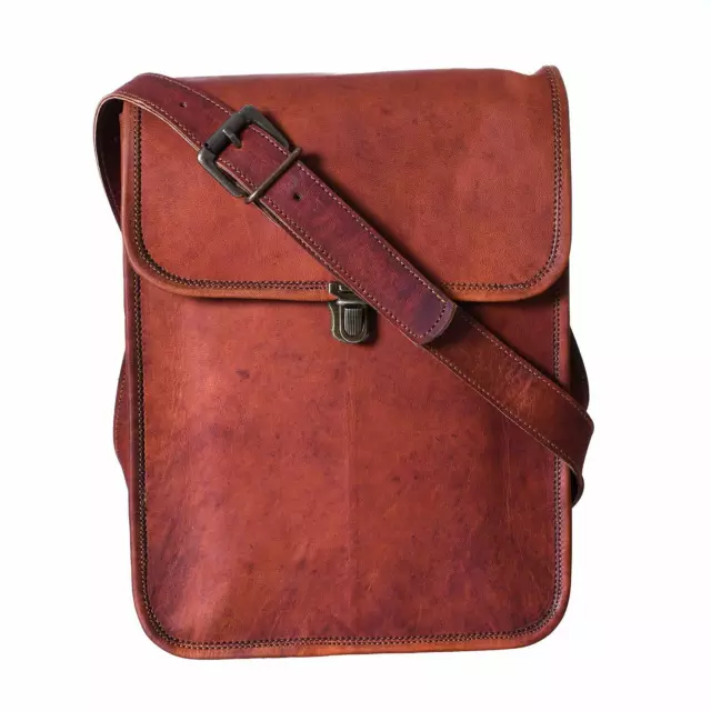 Neuf Vintage Homme Pratique Bandoulière Cuir Ordinateur Portable Sac Mallette
