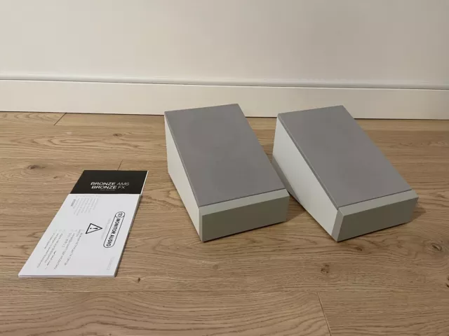 Monitor Audio 6G Series AMS Dolby Atmos Enabled Speakers Pair,  White / Grey