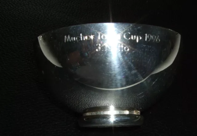 Fußschale - Golf Trophäe - Christoph Widmann - Mucher Team Cup 1996 - 3. Netto