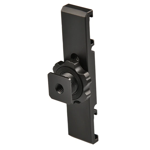 DUAL BRACKET USEFUL Extended Microphone Extension Bar Hot Shoe Bracket